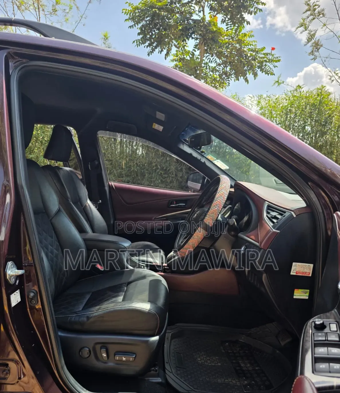 Toyota Harrier 2014 Maroon