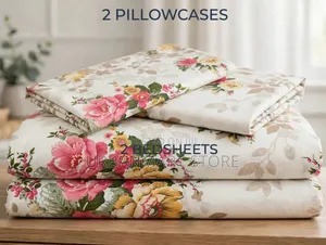 6×7 Bedsheet Collection – 2 Sheets + 2 Pillow Cases