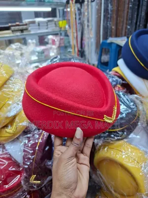 Stewardess,Air Hostess Hat,red Hostess