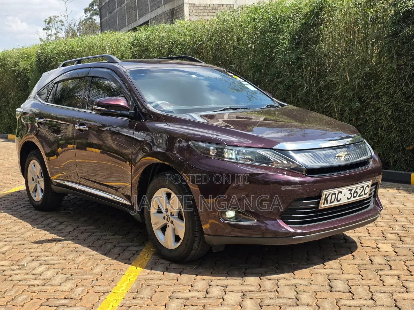 Toyota Harrier 2014 Maroon