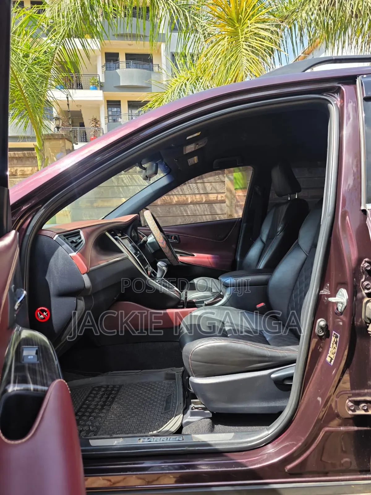 Toyota Harrier 2014 Maroon