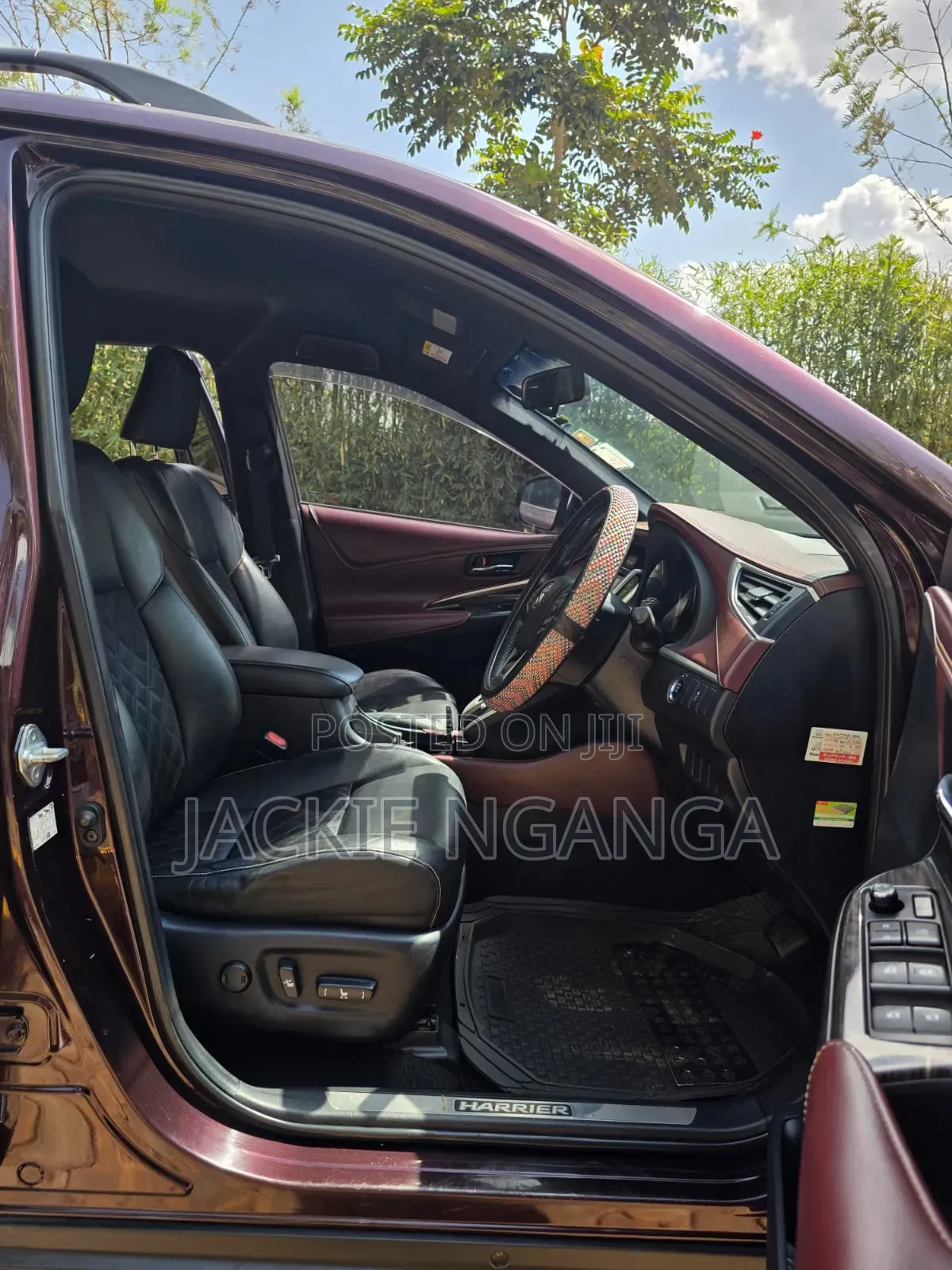 Toyota Harrier 2014 Maroon