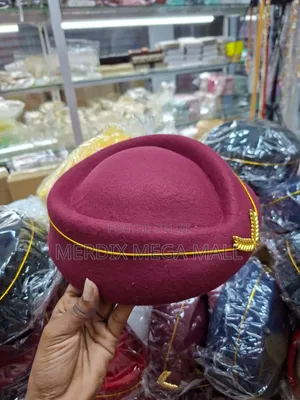 Maroon Stewardess,Air Hostess Hat,Air Hostess