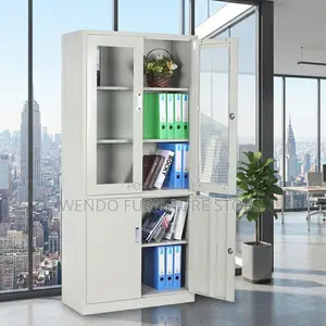 Office Cabinet; Lockable Steel Document Cabinet With Two Doors