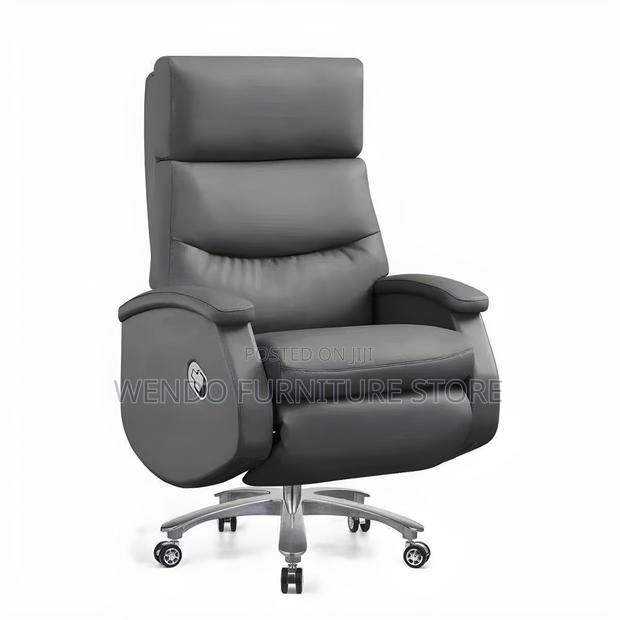 Office Chairs; Executive High Back Leather Office Command Seat - thumbnail 6