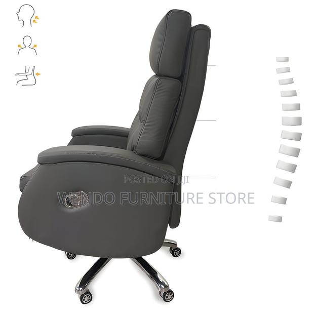 Office Chairs; Executive High Back Leather Office Command Seat - thumbnail 7