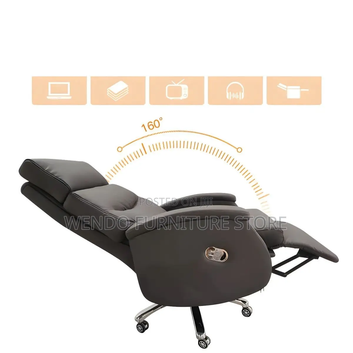Office Chairs; Executive High Back Leather Office Command Seat