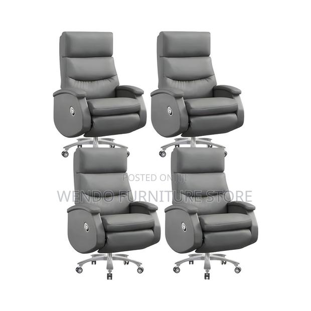 Office Chairs; Executive High Back Leather Office Command Seat - thumbnail 10