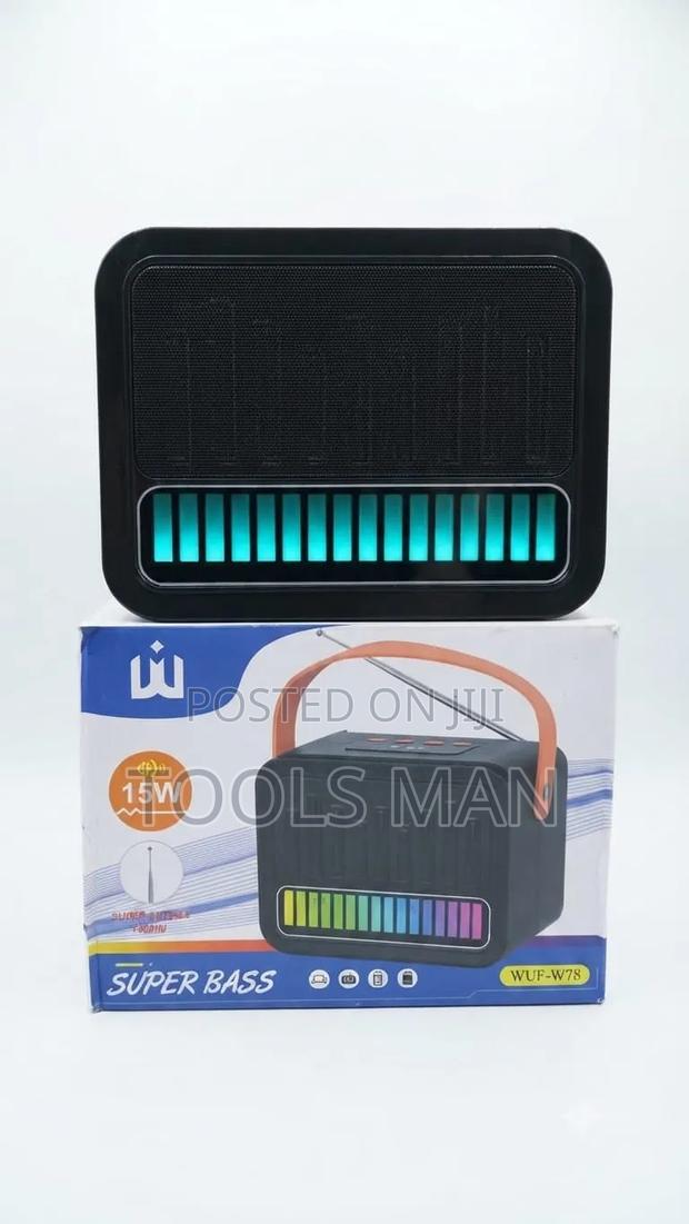 Bluetooth Speaker 15W WUF-W78 Portable Wireless Sound System.