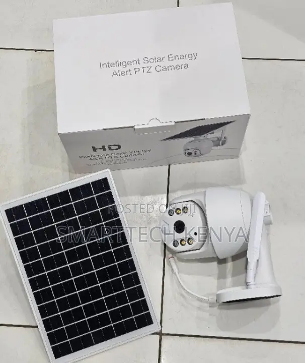 Ubox 4g Solar Cmos 4mp Outdoor Wireless Hd PTZ Pir Security Camera