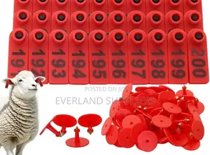 Fade-Resistant Slim Ear Tags for Goats and Sheeps - Numbered