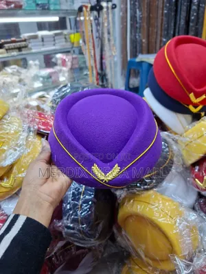 Purple Stewardess,Air Hostess Hat,Hostess Hat