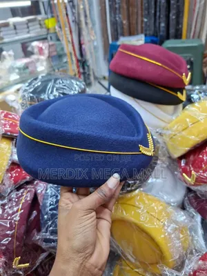 Navy Blue Stewardess/Air Hostess Hat
