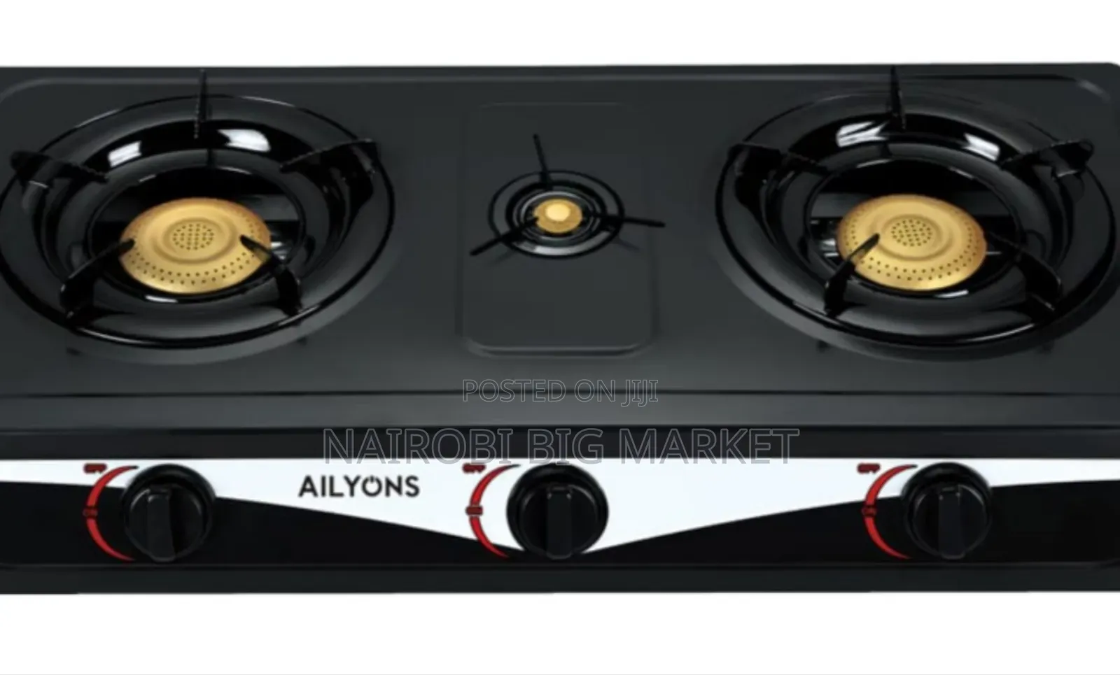 Ailyons 3 Burner Stainless Top Gas Cooker