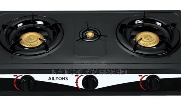 Ailyons 3 Burner Stainless Top Gas Cooker - main view