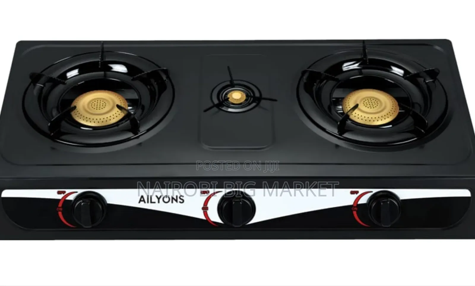 Ailyons 3 Burner Stainless Top Gas Cooker
