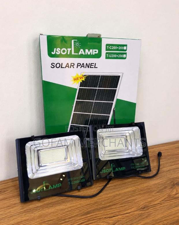 Jsot Double Solar Light 200w+200w Security Floodlight
