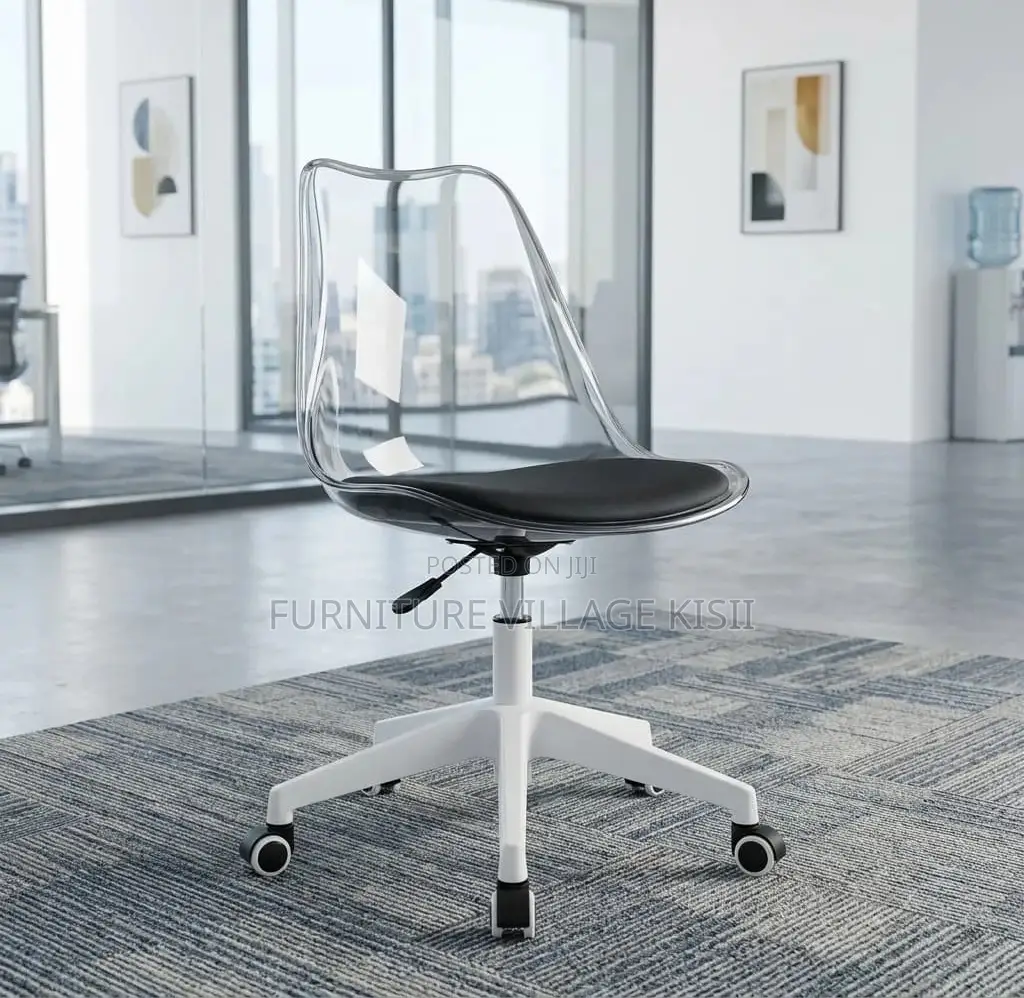 Home Furniture;padded Clear Eames Chair