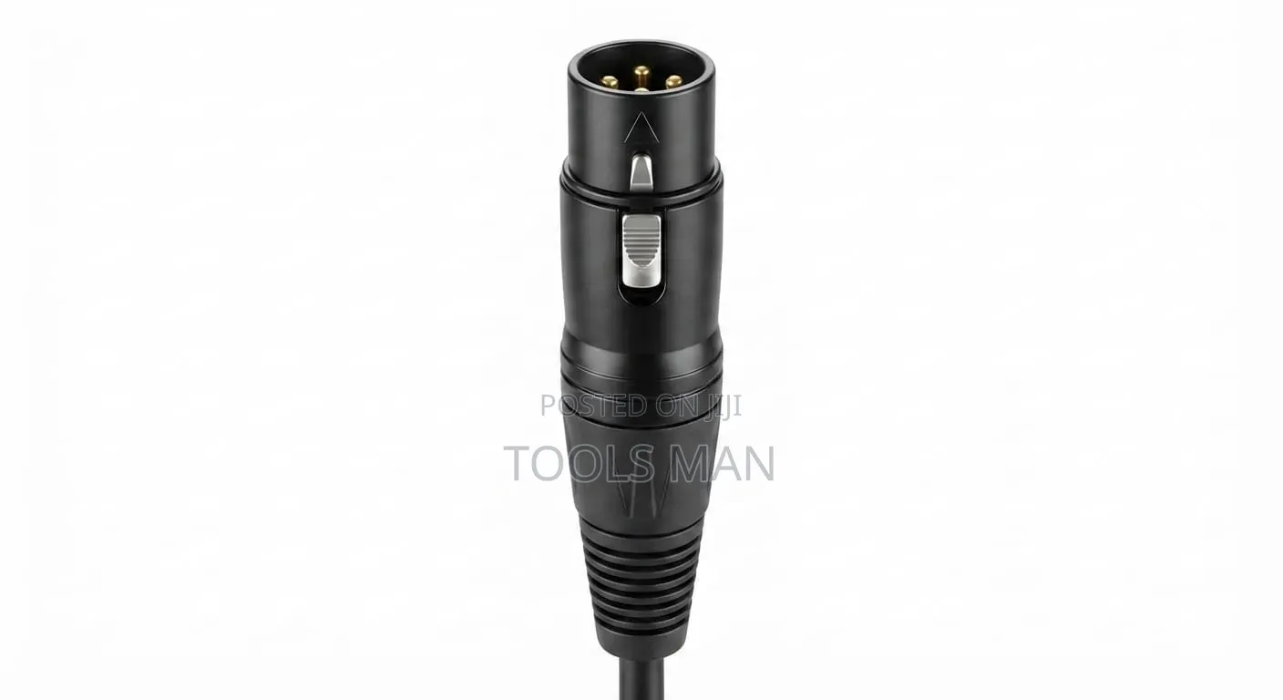 3-Pin XLR Male Cable Connector.