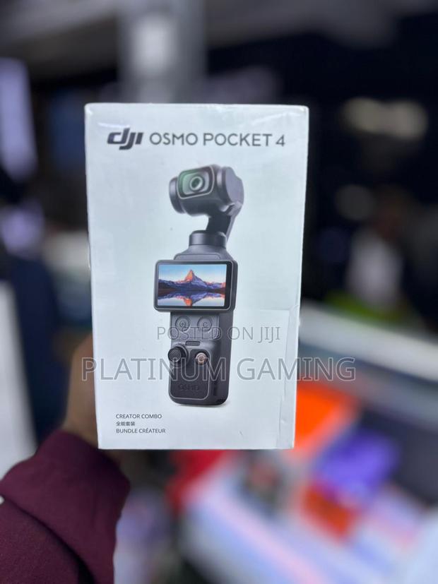 Osmo Pocket 4 Creator Combo 4K Vlogging Camera ,DJI Mic 2,3Axis Gimbal