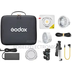 Godox ML100Bi Portable LED Light (36° Lens & v-Mount Handgrip Kit)
