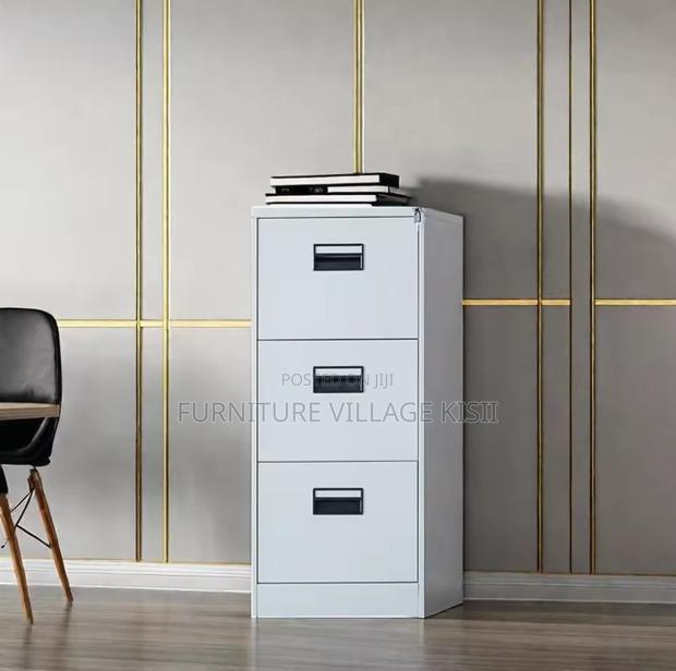 Office Cabinet; 3-Drawer Office Storage Cabinet