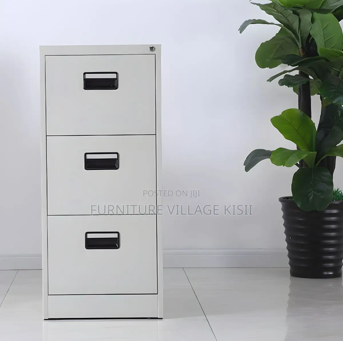 Office Cabinet; 3-Drawer Office Storage Cabinet