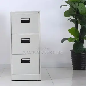 Office Cabinet; 3-Drawer Office Storage Cabinet