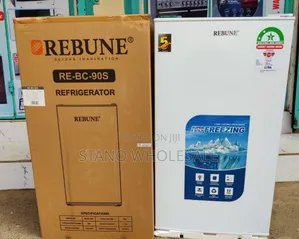 White 90l Fridge