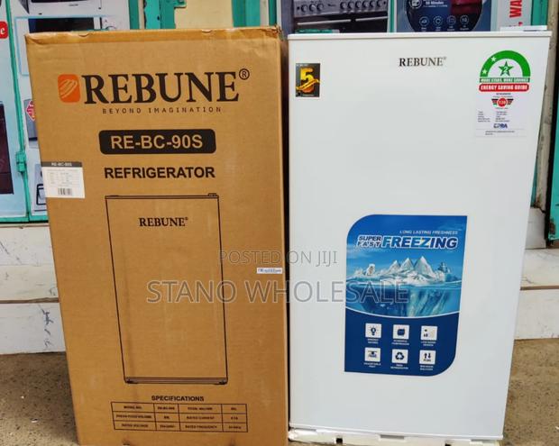 White 90l Fridge