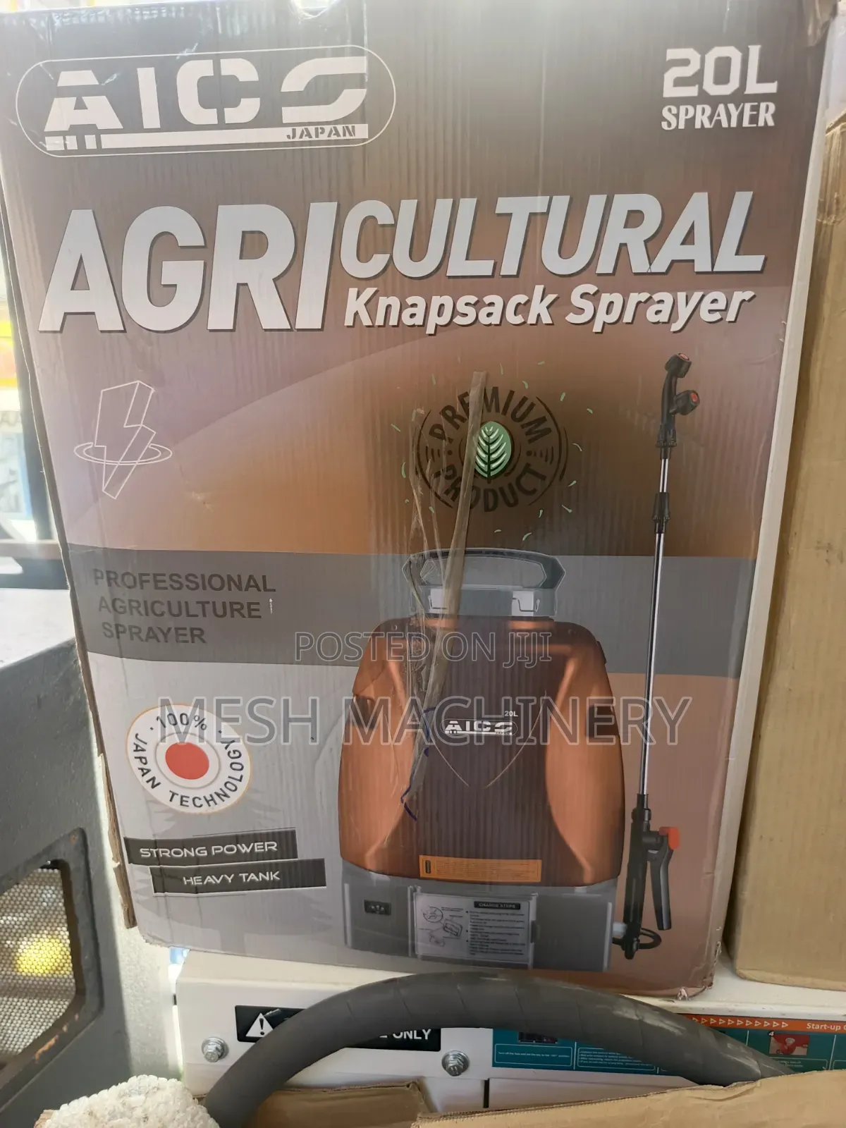 Aico Japan 20L Electric Rechargeable Battery Knapsack Sprayer