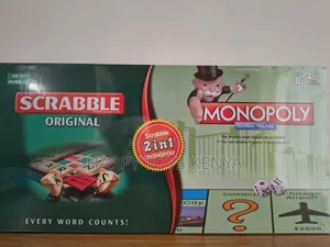 Scrabble 2 in 1 Monopoly