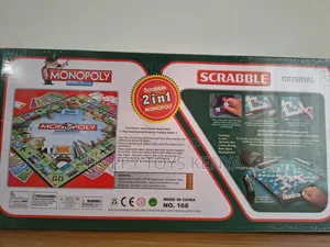 Scrabble 2 in 1 Monopoly