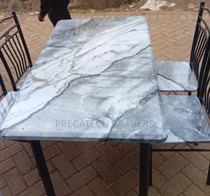 Modern 4-Seater Dining Table With Chairs