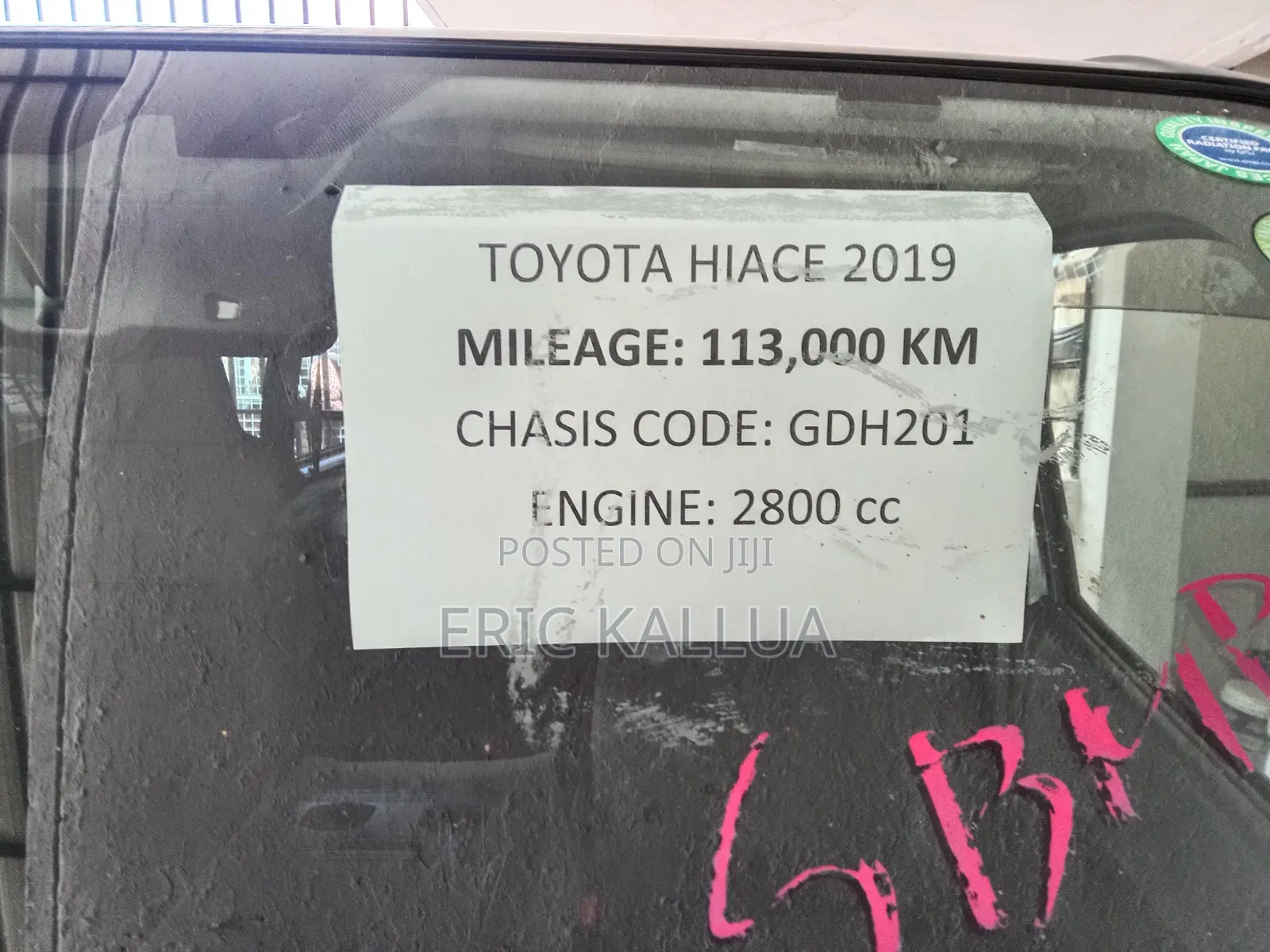 Toyota HiAce 2019 Black