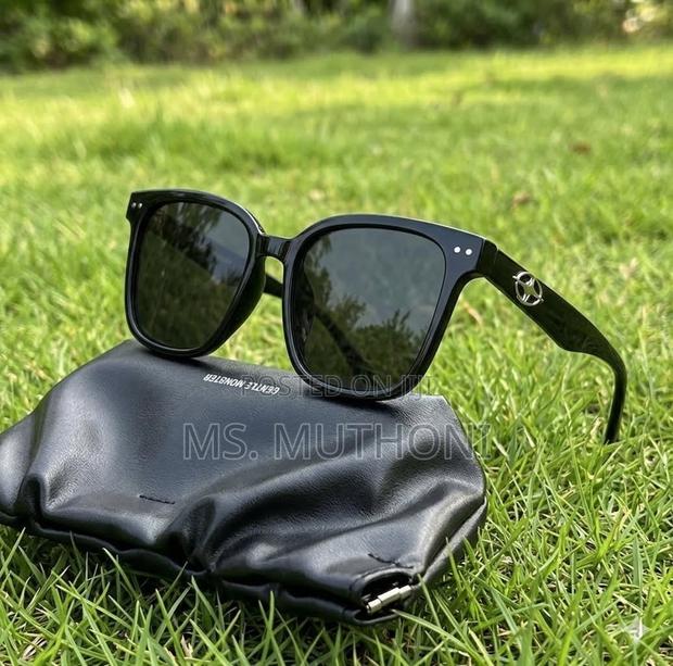 All Black Gentle Monster Uv Protection Sunglasses