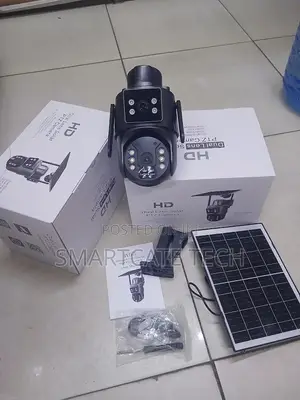 UBox Dual Lens 4G 4MP Solar Security Camera