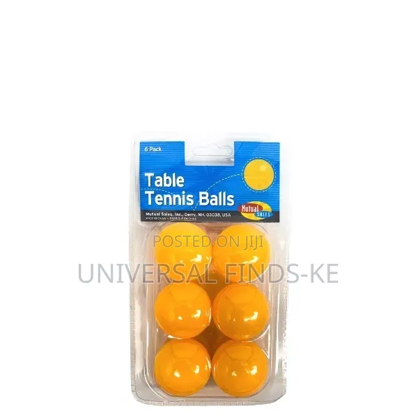 Super-K Table Tennis Balls 6 Pieces – Durable Ping Pong Balls