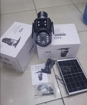 4G 4MP Dual Lens Solar CCTV Camera With UBox App