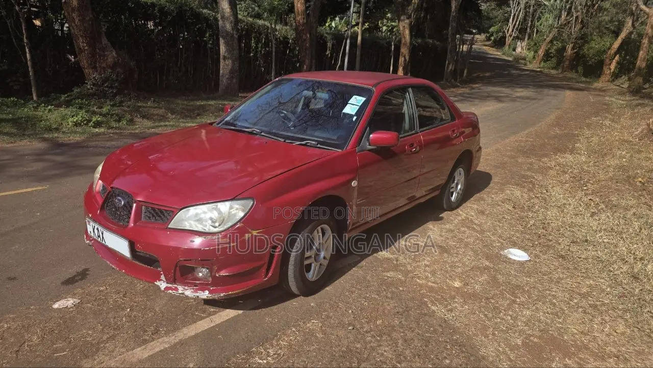Subaru Impreza 2007 Red