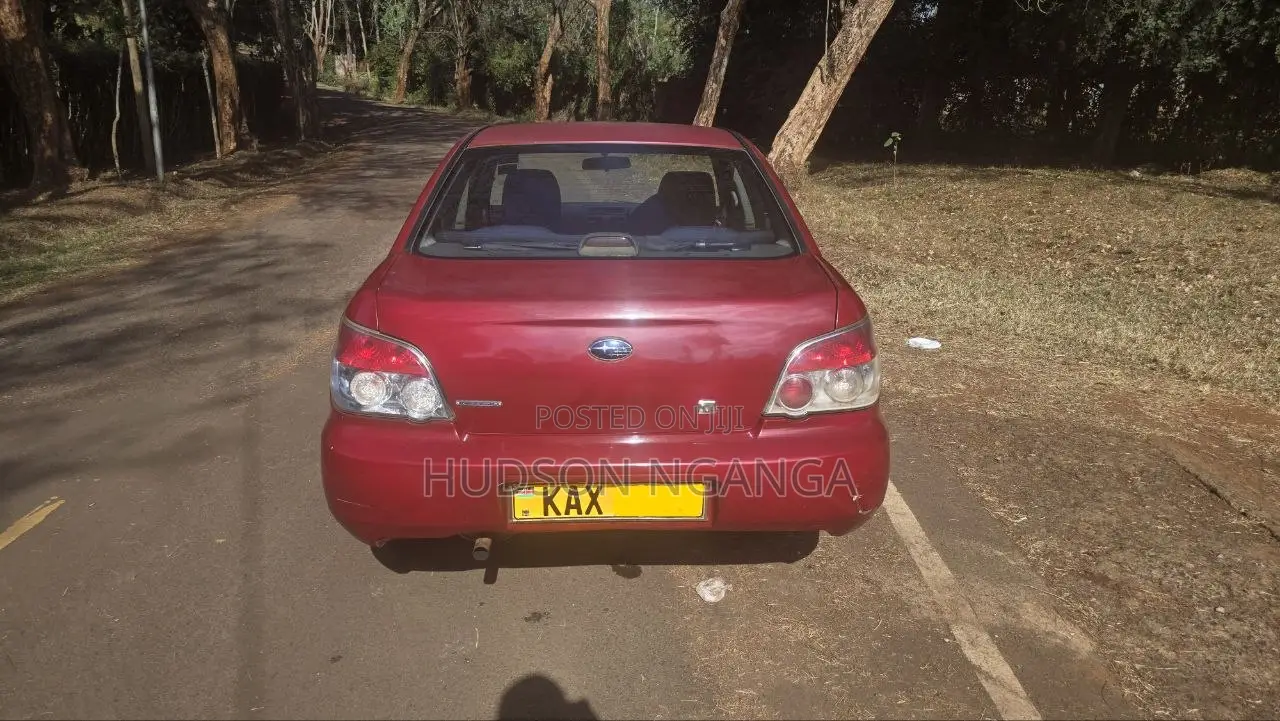 Subaru Impreza 2007 Red