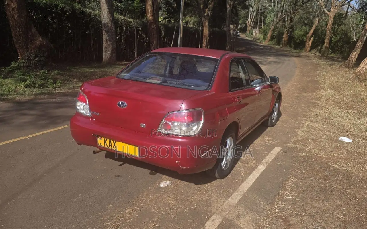 Subaru Impreza 2007 Red
