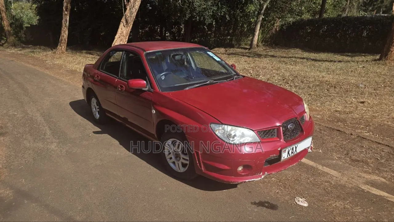 Subaru Impreza 2007 Red