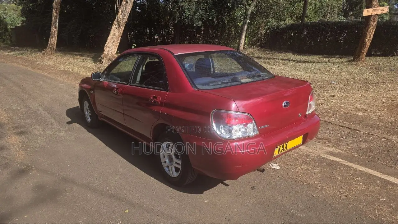 Subaru Impreza 2007 Red