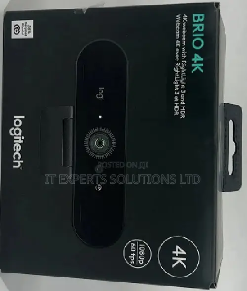 Brio 4K 4K Webcam W/ RightLight 3 and HDR v-U0040 in Box Sealed