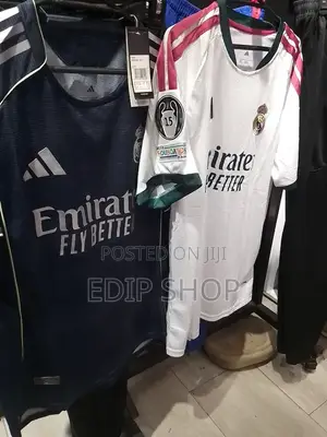 Real Madrid Home and Away Kit.