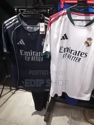 Real Madrid Home and Away Kit.