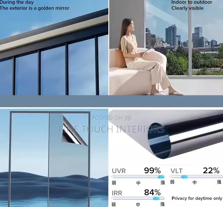 One Way Reflective Glass Film | Privacy Tint