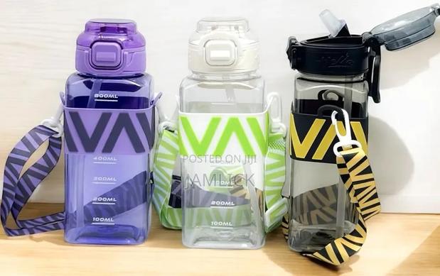 800ml Sports Water Bottle With Straw — Hk