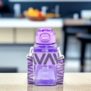 800ml Sports Water Bottle With Straw — Hk